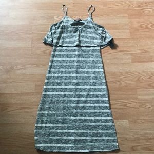 Lulu’s Striped Bodycon Midi Dress